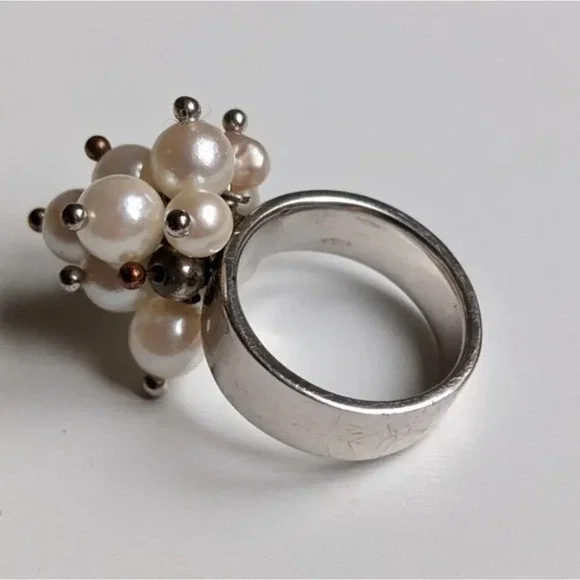 Atomic Pearl Ring - Picture 3 of 5